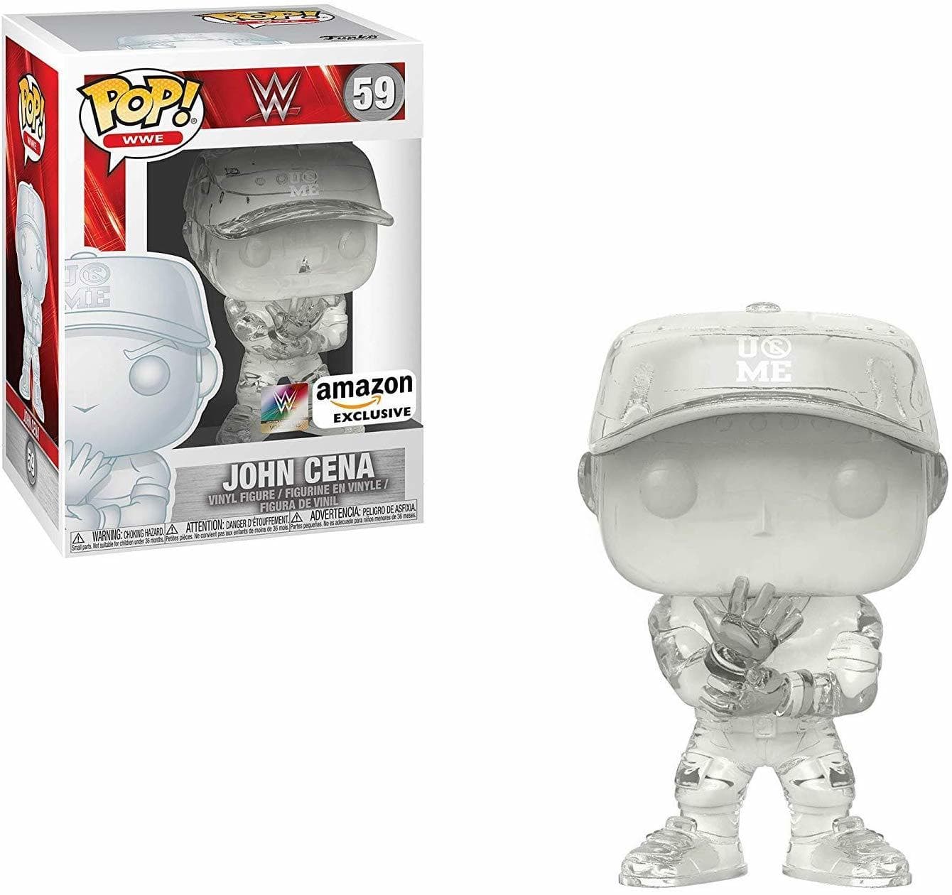 Fashion Funko POP! WWE - John Cena, You Can't See Me (Invisible)