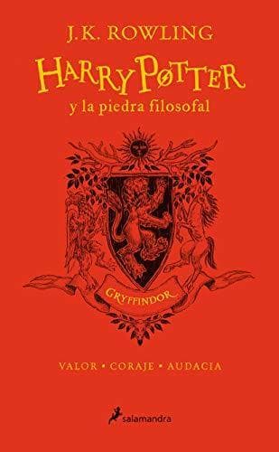 Libro HP y la piedra filosofal-20 aniv-Gryffindor