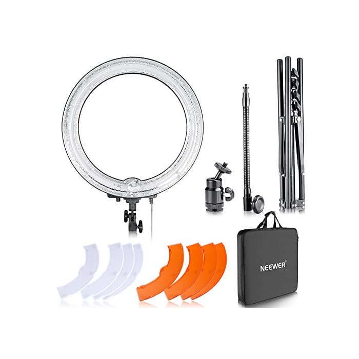 Electronic Neewer Kit cámara Photo Studio 18" Exterior 14" Interior 600W 5500K Anillo