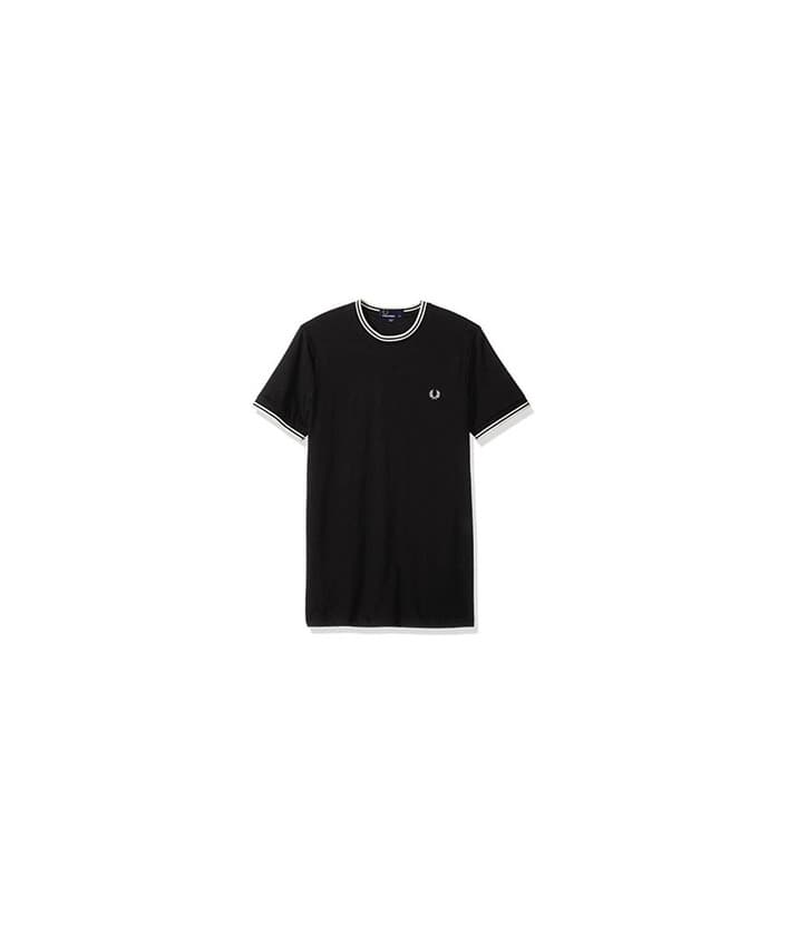 Product Fred Perry Fp Twin Tipped Camiseta, Negro