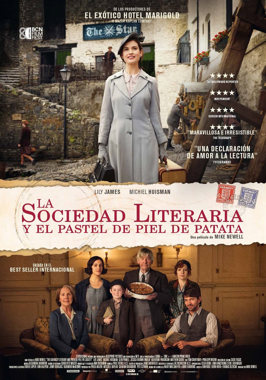 Película The Guernsey Literary & Potato Peel Pie Society