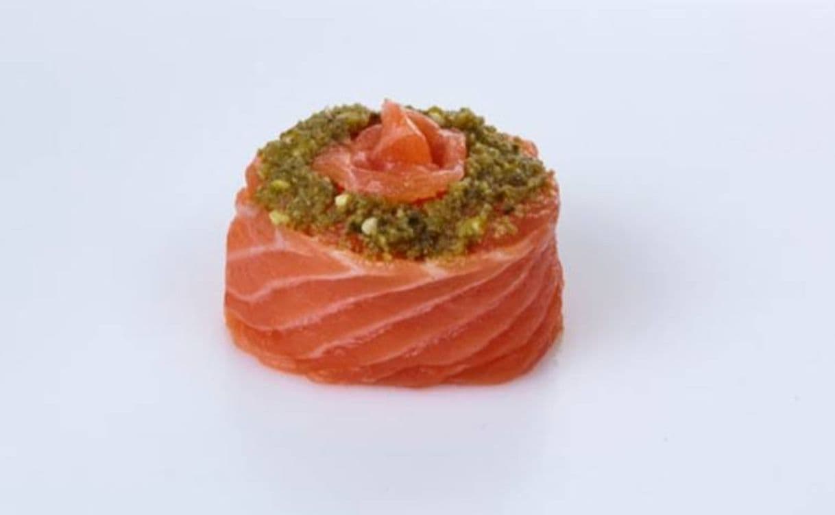 Product Lascas de Salmão com Molho Pesto 