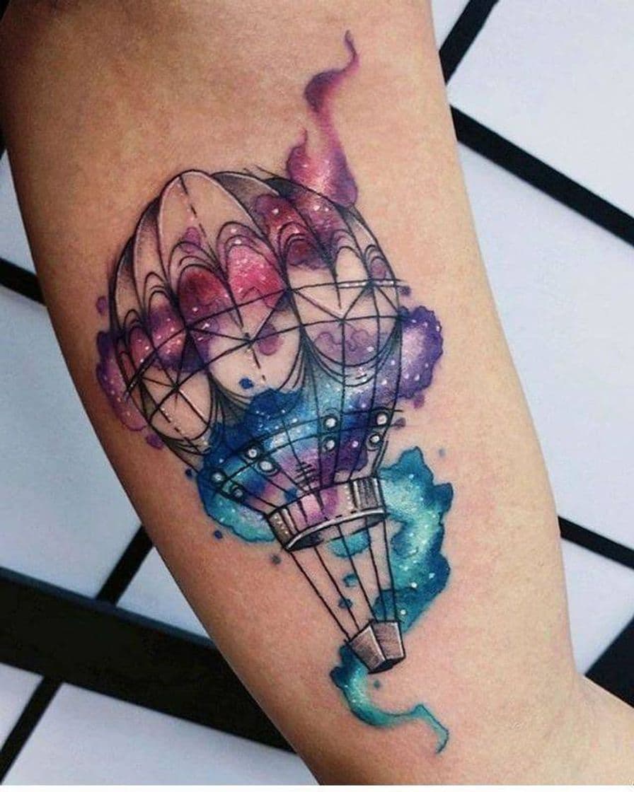 Moda Tatuagem de Balão