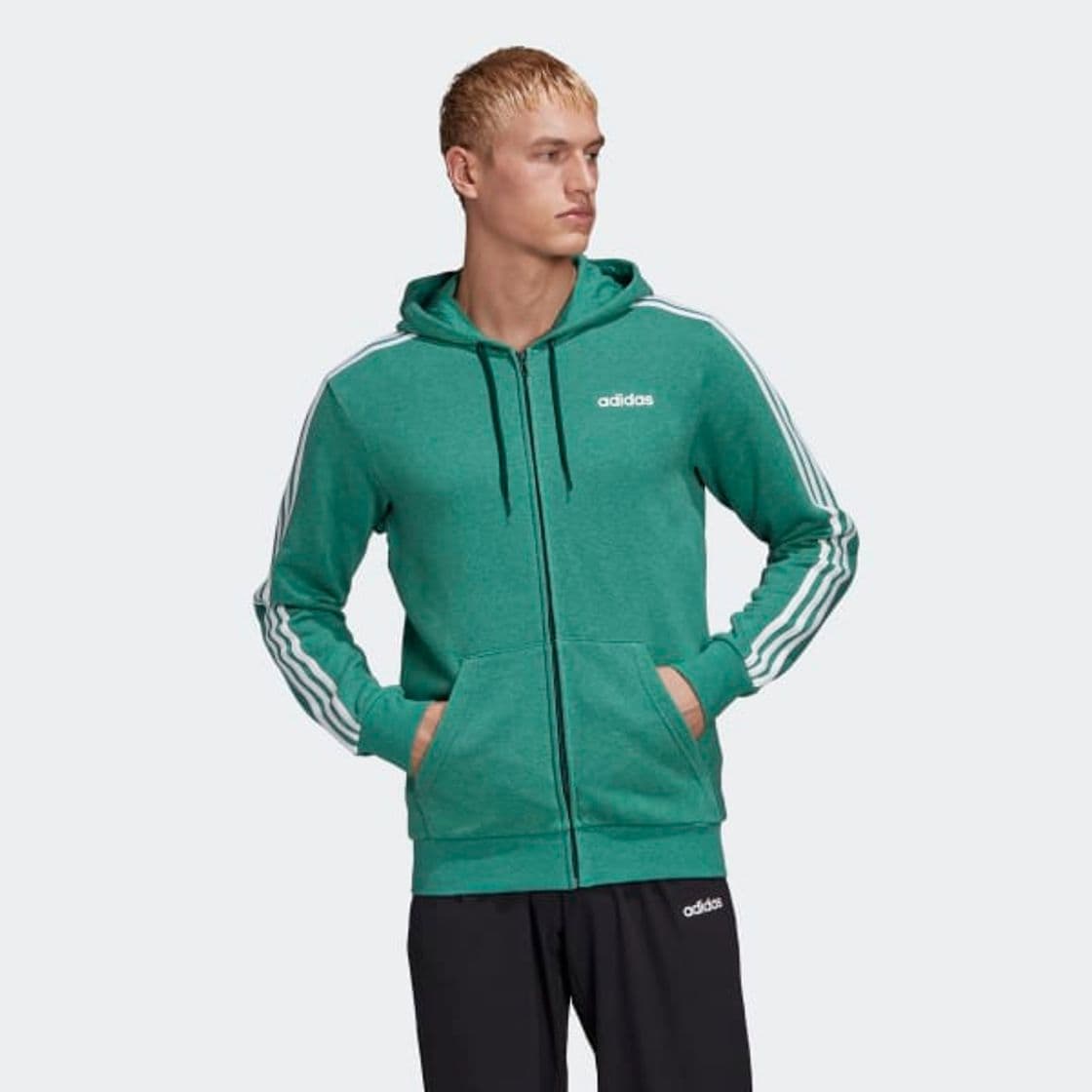 Fashion adidas Casaco 3-Stripes Essentials - Verde 