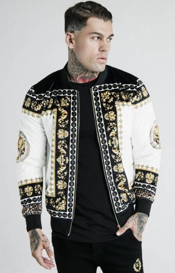 Moda Black jacket white gold 