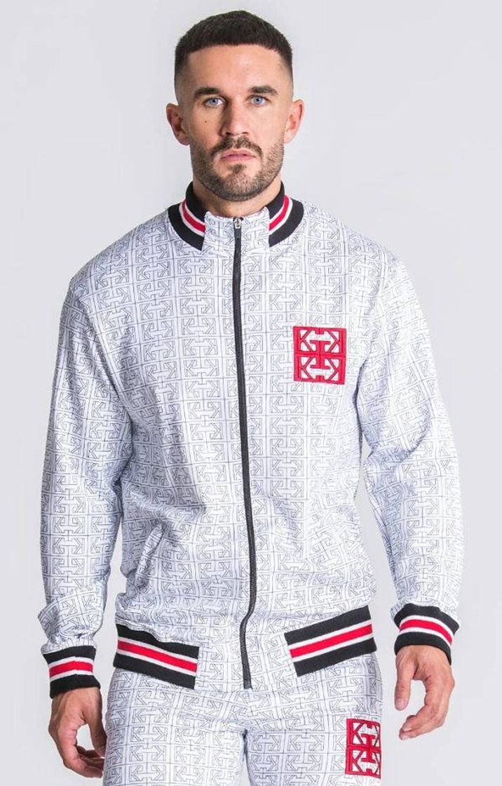 Fashion White monogram jacket