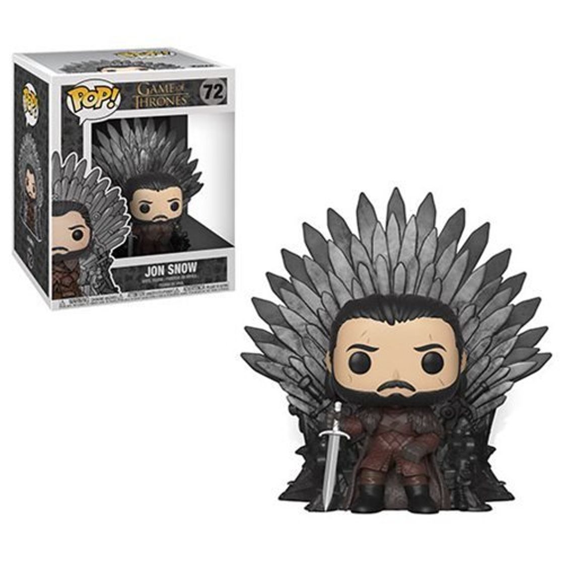 Moda Funko Pop! Game of Thrones: Jon Snow Sitting on Iron Throne 