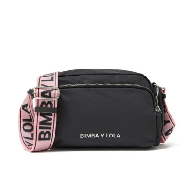 Moda Mala Bimba y Lola cinzenta, fita rosa 