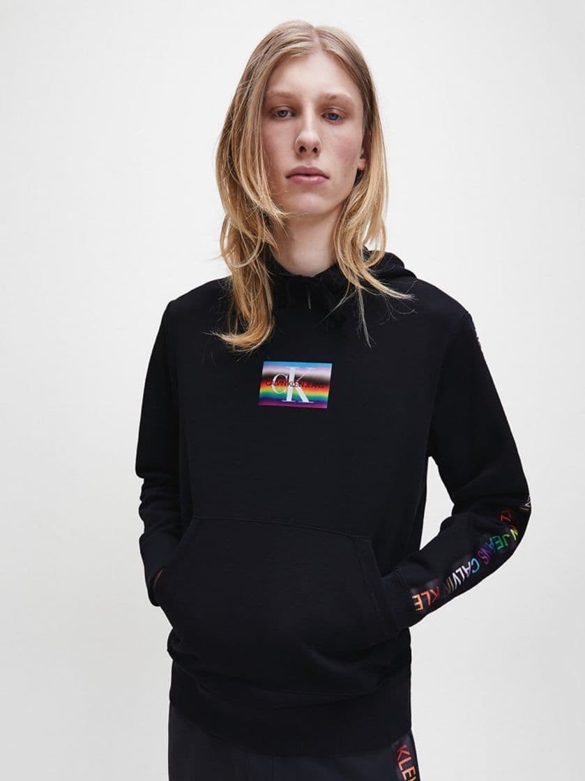 Product Organic Cotton Logo Hoodie - PRIDE CALVIN KLEIN