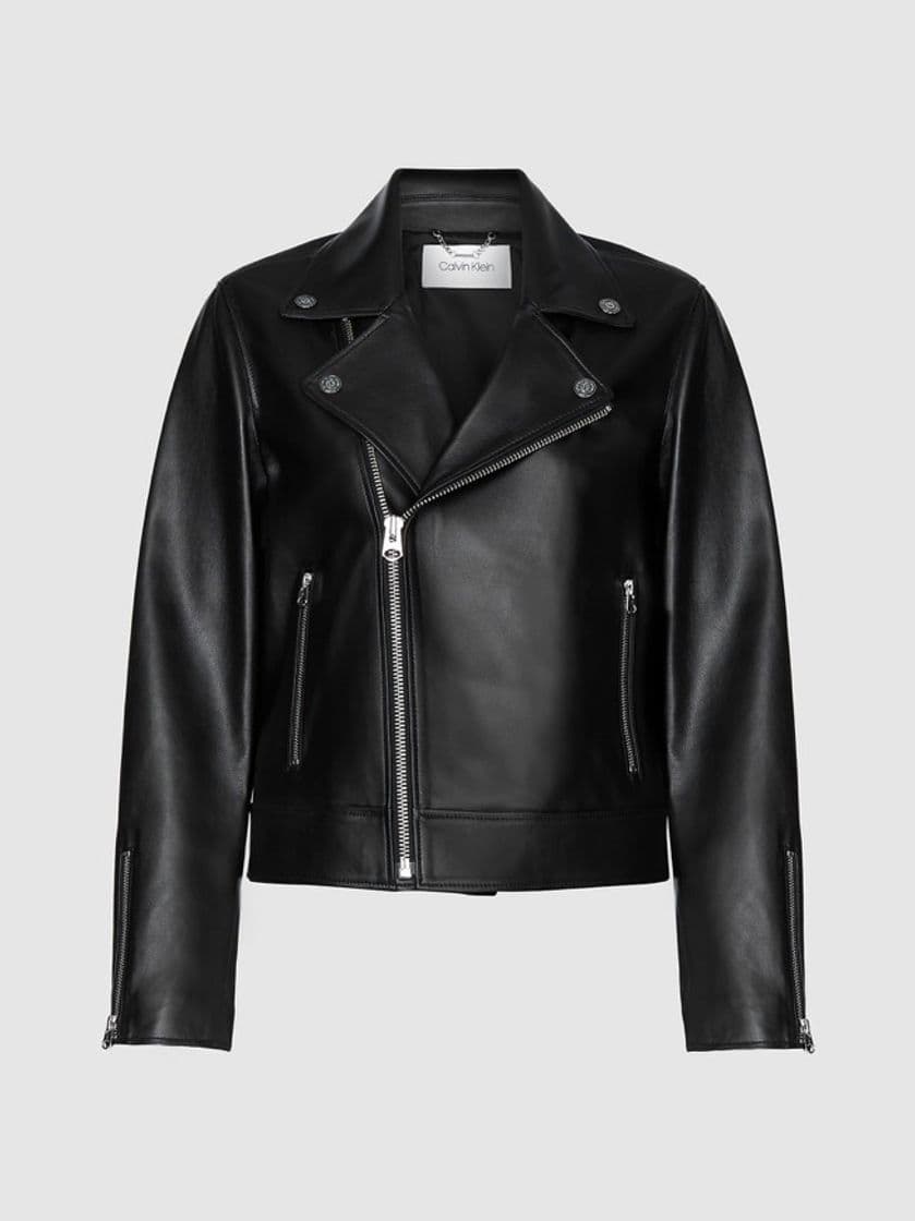 Product Leather Biker Jacket CALVIN KLEIN