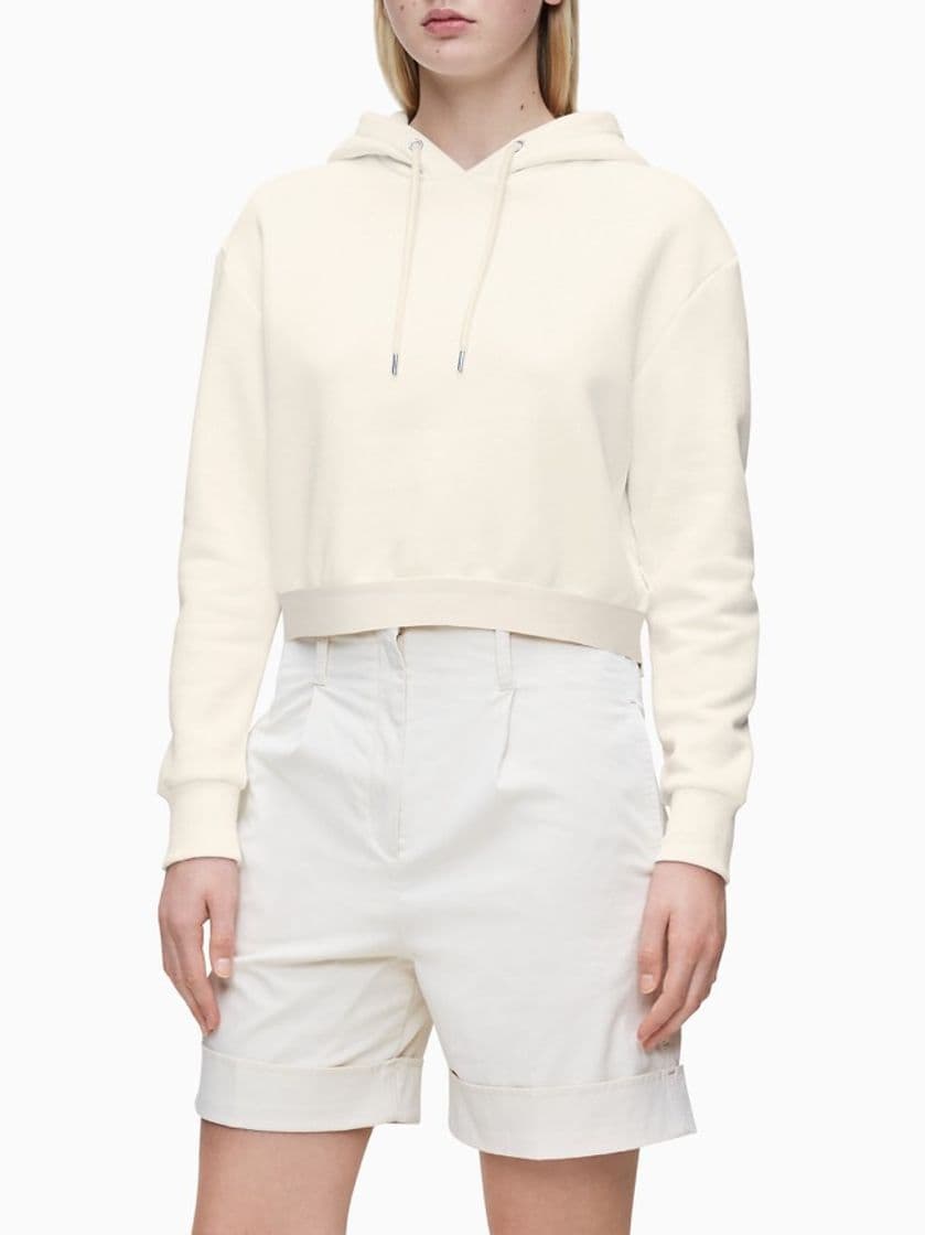 Product Cropped Logo Tape Hoodie CALVIN KLEIN