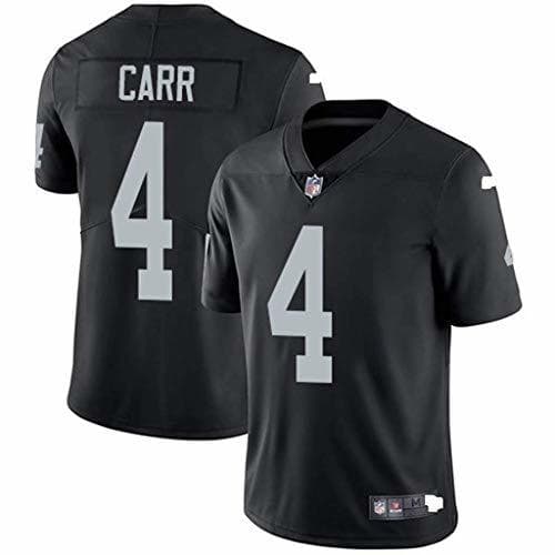 Fashion NFL Jersey de fútbol Oakland Raiders Auckland Raiders 4# Carr II Legend