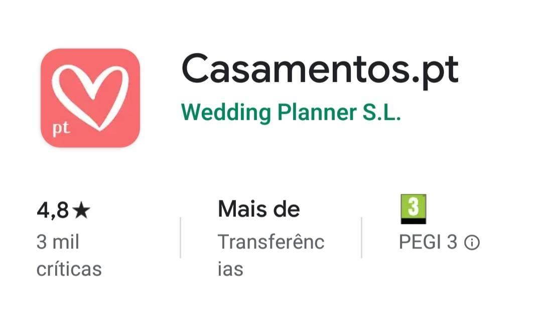 App Casamentos.pt