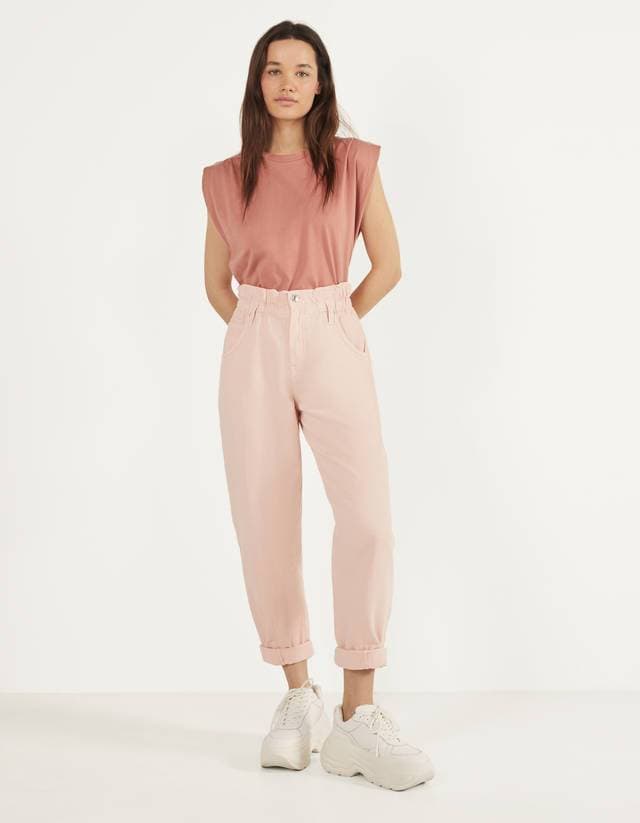 Product calças slouchy bershka