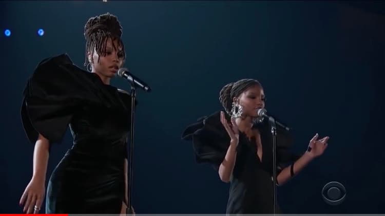 Fashion Chloe x Halle Grammy Performance