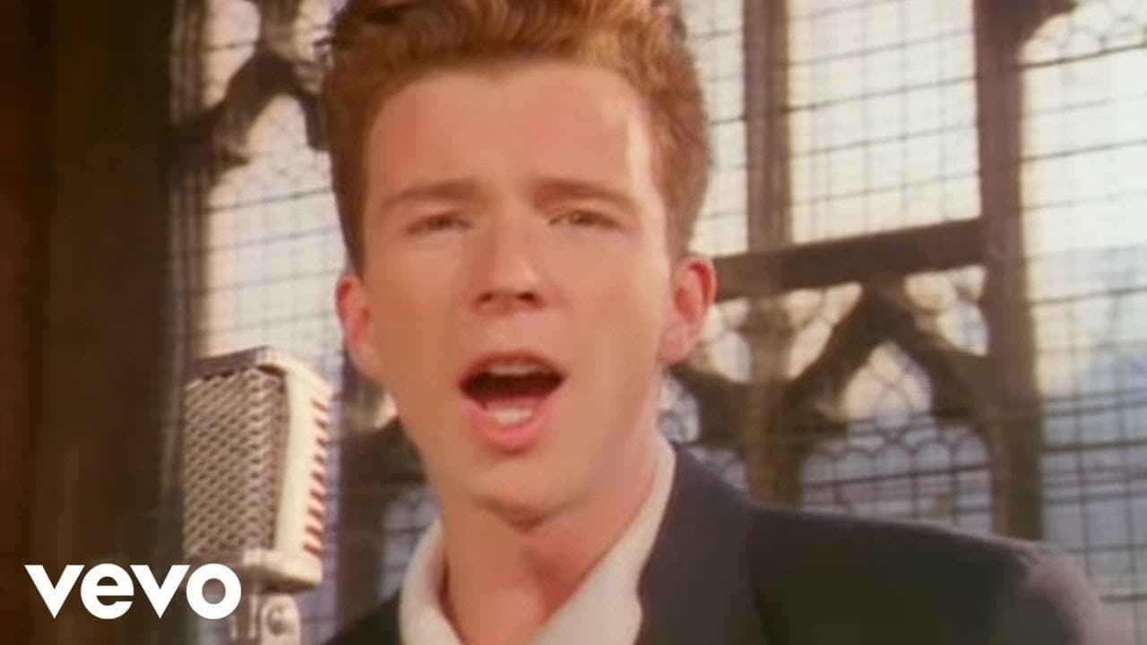 Canción Never gonna give you up