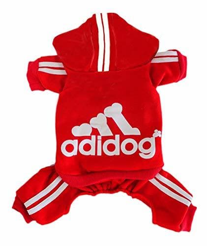 Product Rdc Pet Adidog Dog Hoodies, Clothes,Fleece Jumpsuit Warm Sweater,4 Legs Cotton Jacket