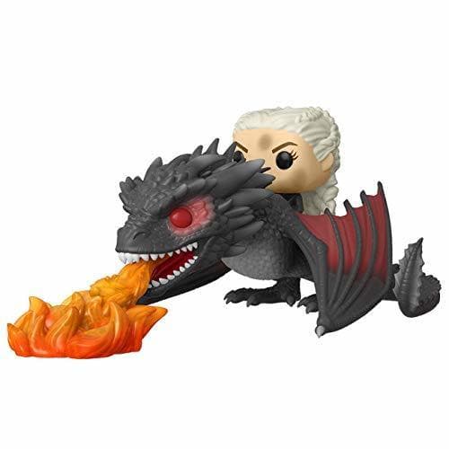 Juego Funko Pop!- Colección Vinilo Rides Game of Thrones Daenerys on Fiery Drogon,