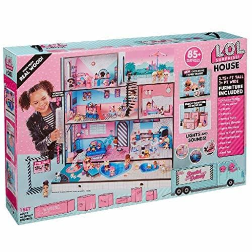 Product L.O.L. Surprise!- Casa con Madera Real y 85+ Sorpresas, Multicolor