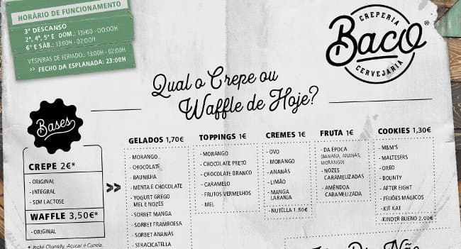 Restaurants Baco Creperia Cervejaria