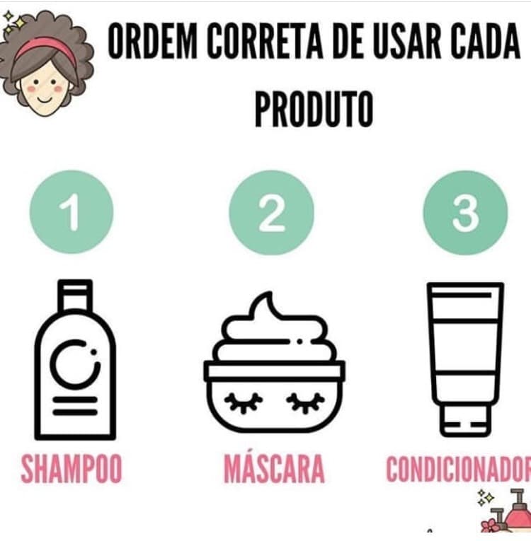 Moda Ordem de Aplicação de Produtos Capilares