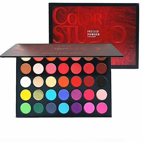 Belleza Beauty Glazed Nuevo 35 Color Maquillaje Paleta de Sombra de Ojos Shimmer