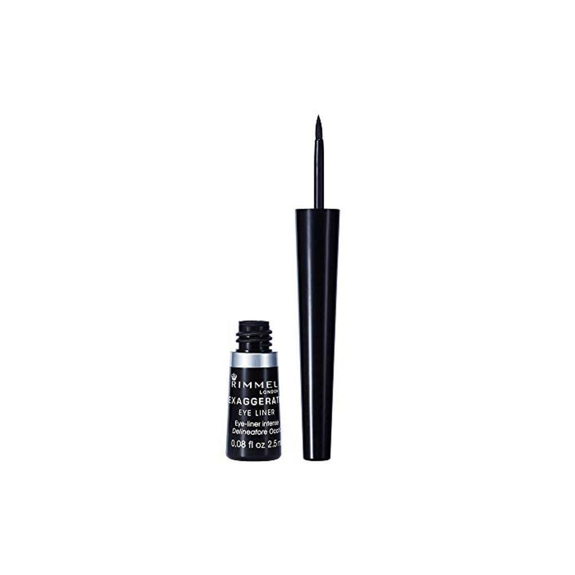 Beauty Rimmel London Exaggerate Liquid Eye Liner Delineador Líquido Tono 001 100% Black-