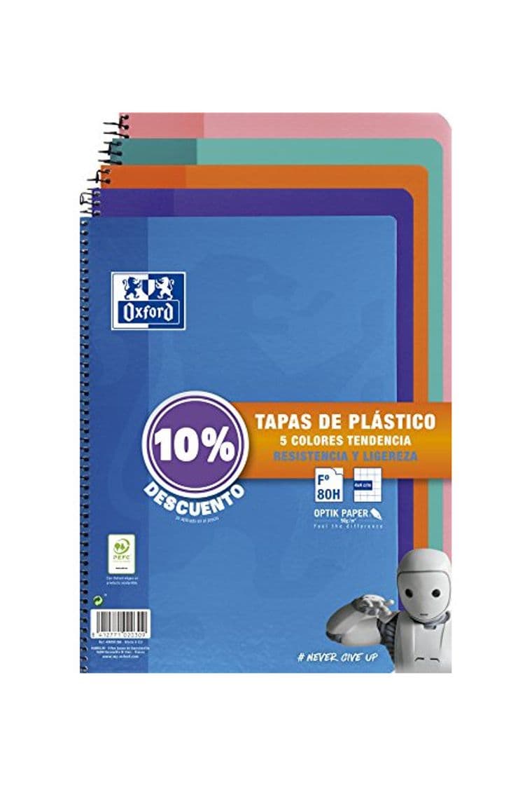 Electrónica Oxford - Pack de 5 cuadernos