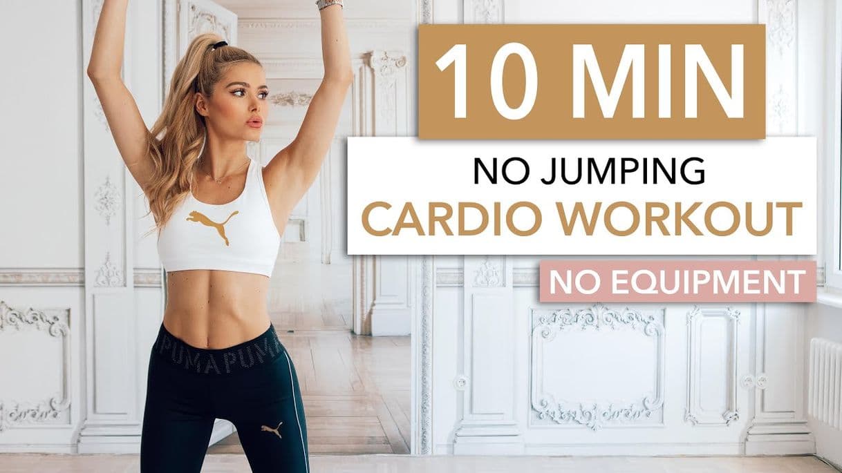 Fashion 10 MIN CARDIO / No Jumping - YouTube