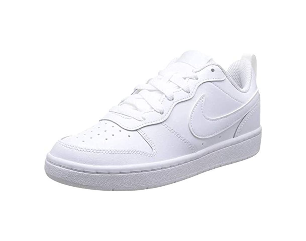 Moda Nike Court Borough Low 2, Zapatillas de Baloncesto para Hombre, Blanco