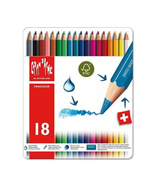 Product Caran D'ache 18 pencils watercolor