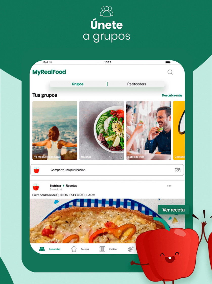 App MyRealFood: Recetas y alimentos - Apps on Google Play