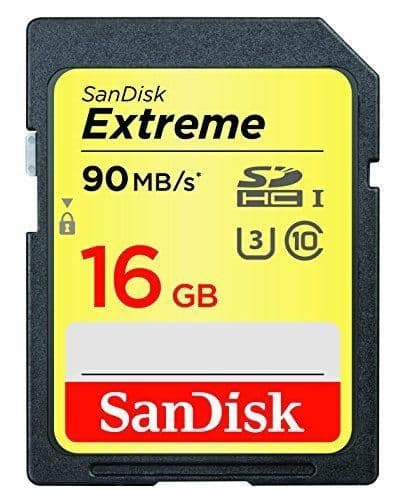 Producto SanDisk Extreme 16GB SDHC UHS-I U3 memory card