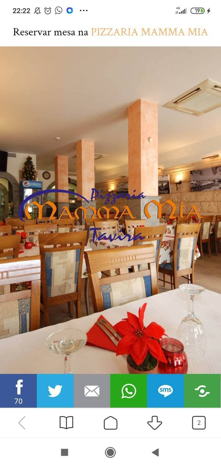 Restaurants Pizzaria mama mia Tavira