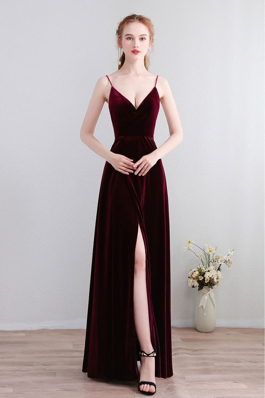 Producto Velvet open back dress bridesmaid 