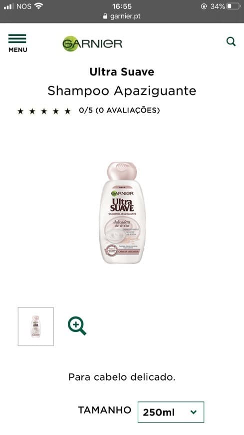 Product Champô Garnier Ultra Suave