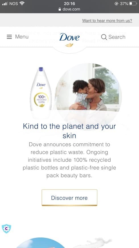 Product Dove 