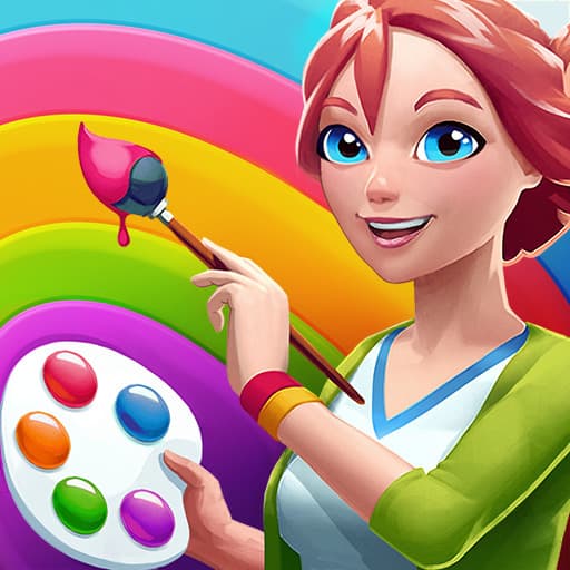 Moda Gallery: Jogo de Colorir por Números & Decoração 