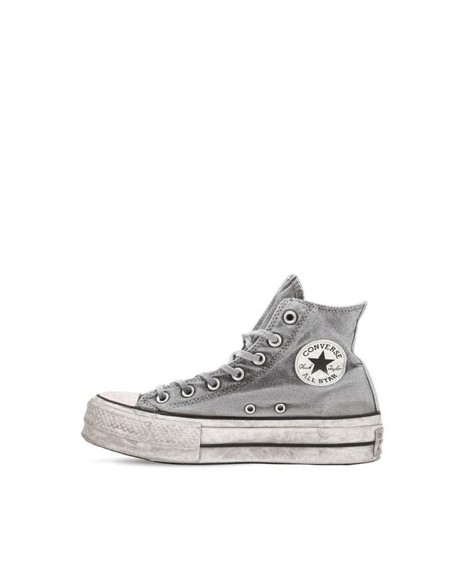 Producto Converse plataforma desgastadas