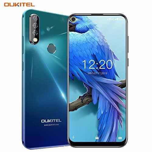 Electronic OUKITEL C17 Pro Dual 4G Smartphone Libre, Pantalla de Perforada 6.35",Triple Trasero