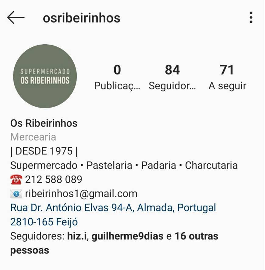 Restaurantes Os Ribeirinhos - Produtos Alimentares Lda.