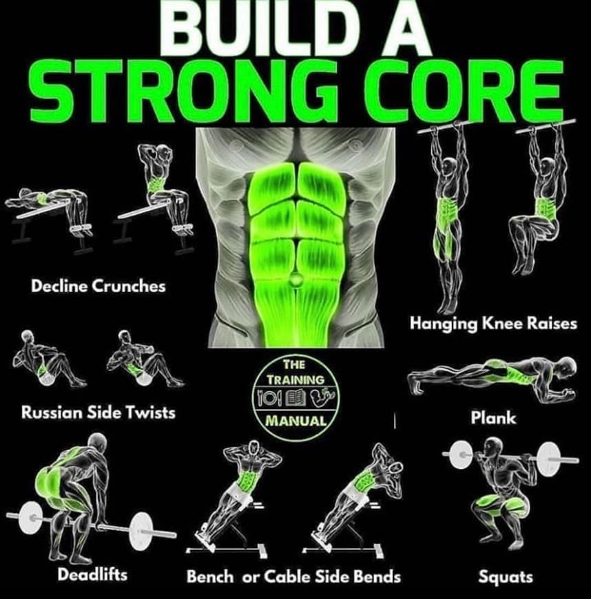 Moda BUILD A STRONG CORE 