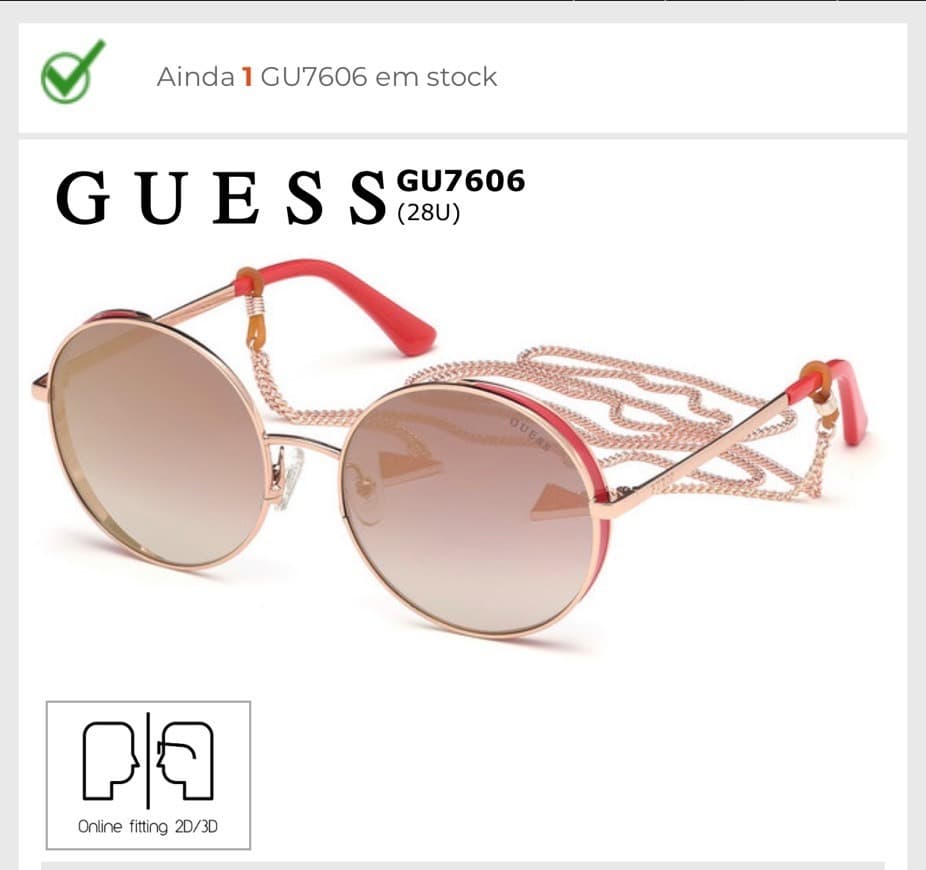 Producto Óculos sol Guess