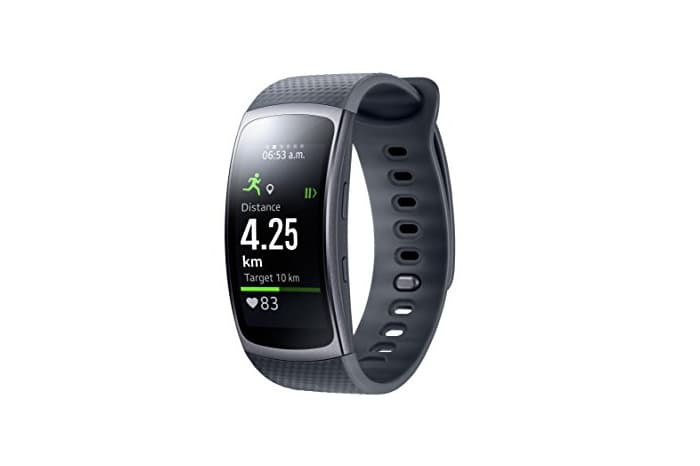 Electrónica Samsung Gear Fit II - Smartwatch de 1.5" con frecuencia cardíaca y