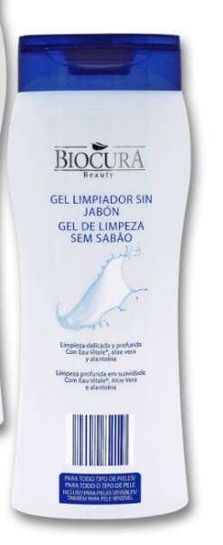 Product Biocura gel de limpeza sem sabão com aloé vera e alantoína