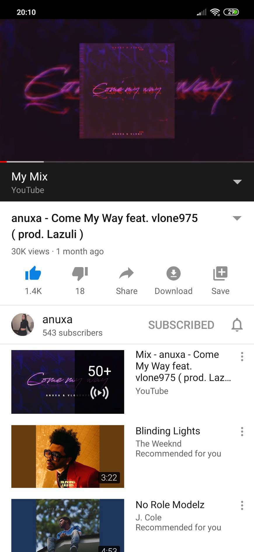 Music Come my way - anuxa