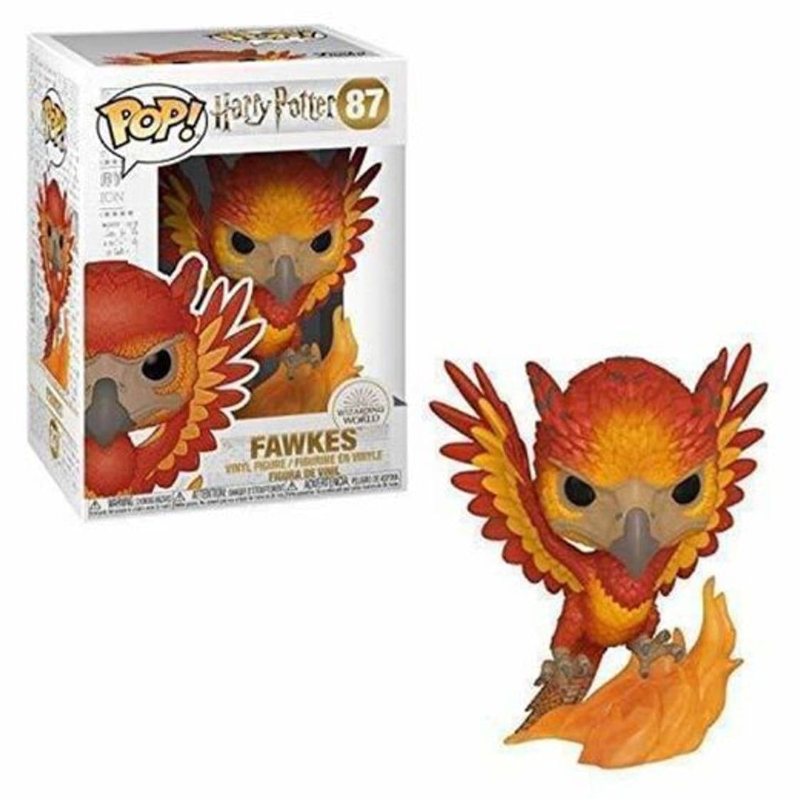 Game Funko- Pop Figura de Vinilo: Harry Potter S7-Fawkes Coleccionable,