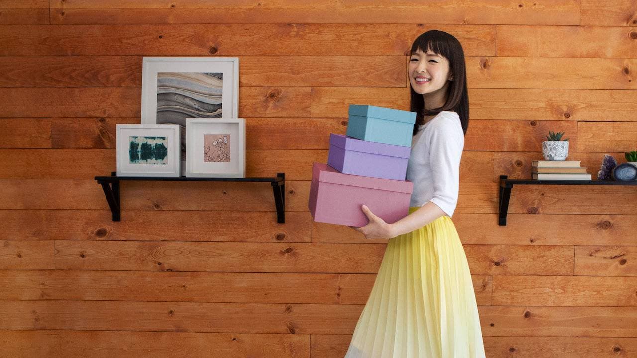 Serie Marie Kondo , a magia da arrumação