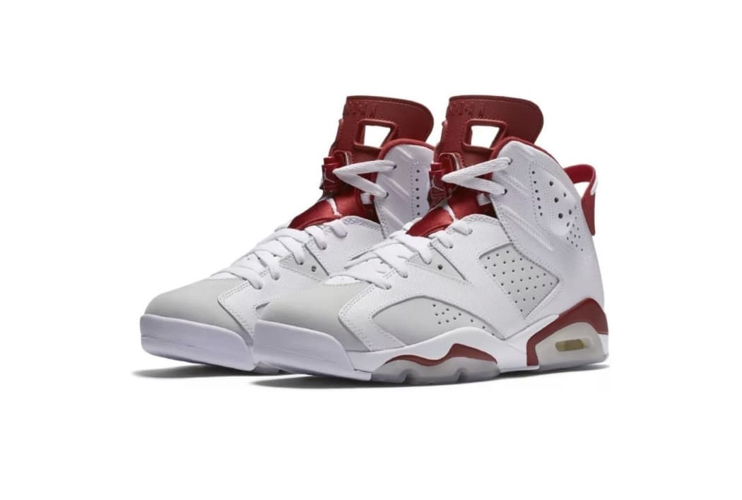 Product Air jordan 6 retrô white & red