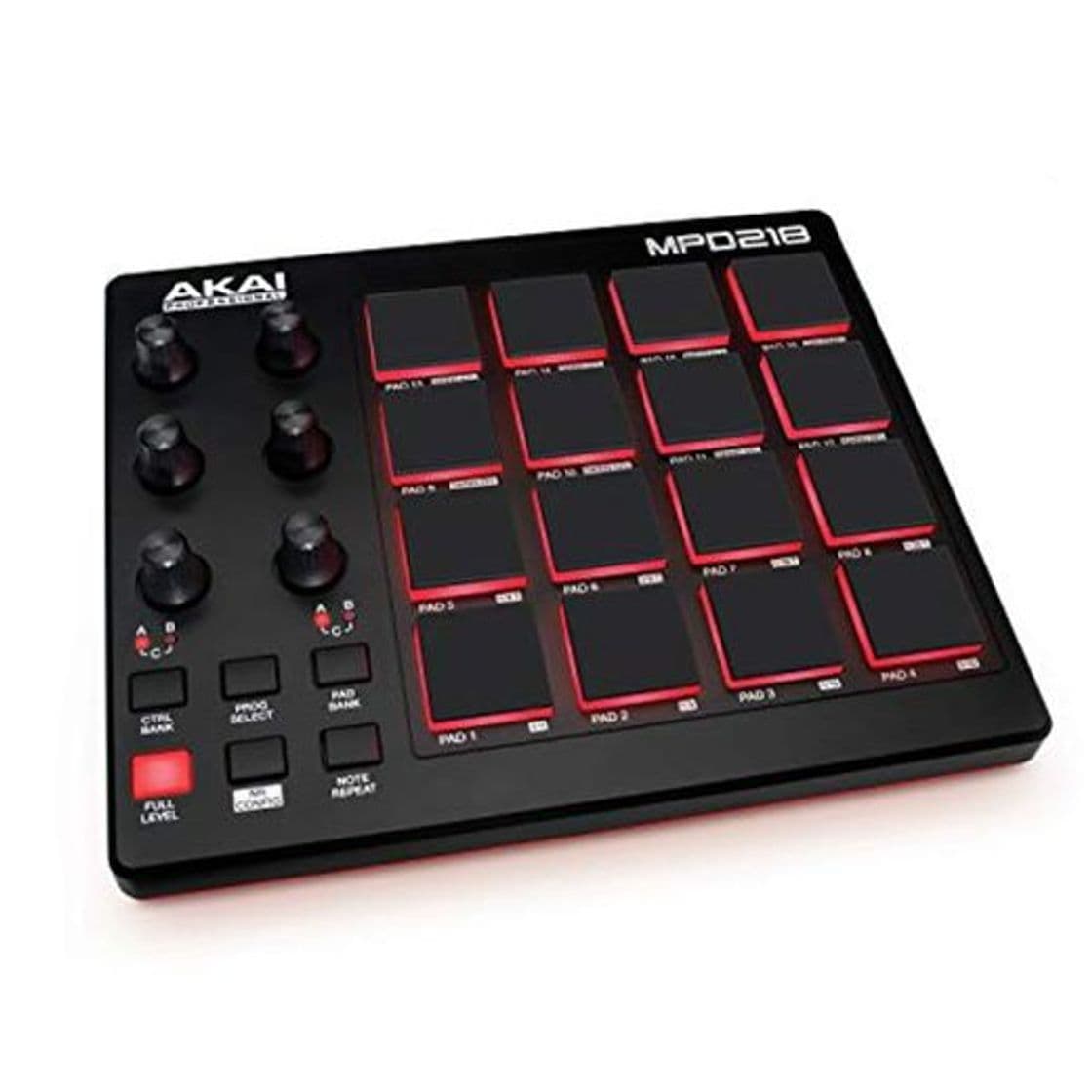 Electrónica Akai Professional MPD 218 Professional - Controlador MIDI USB portátil con 16